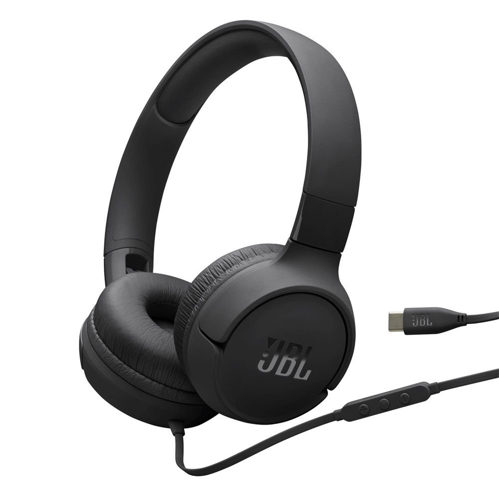 JBL Tune 520C USB-C Headset Black - Image 1