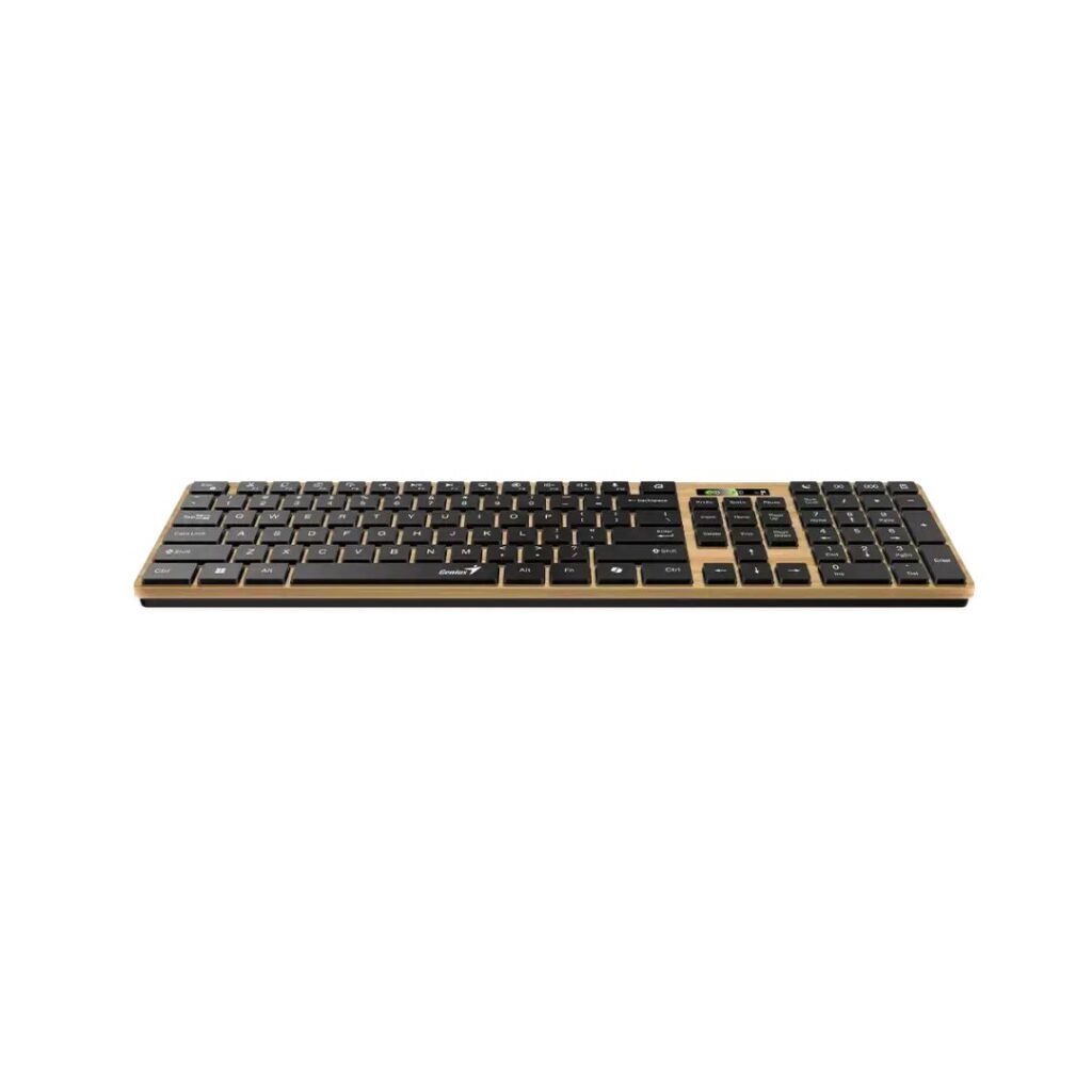 Genius SlimStar 7250BT Copilot Wireless Bluetooth Business Keyboard Pine Wood HU - Image 6