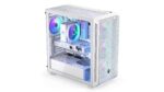 Endorfy Számítógépház - Arx 700 White ARGB (ATX /micro ATX/ITX, 1xUSB-C, 2xUSB3.0, 4x14cm LED ventilátor, ablak, fehér) - Image 4