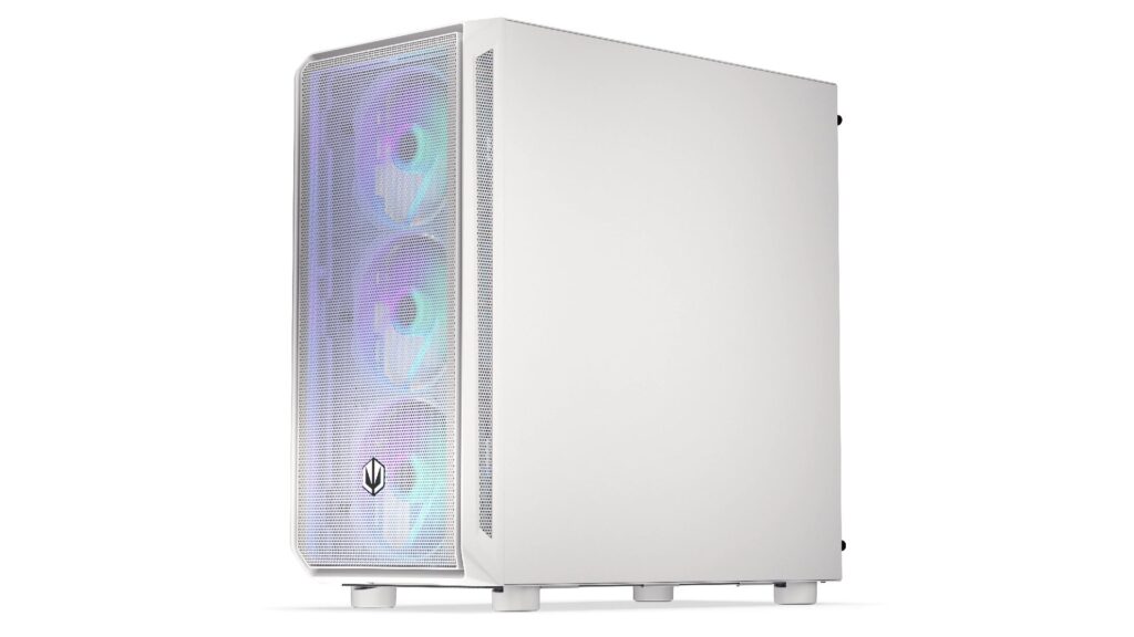 Endorfy Számítógépház - Arx 700 White ARGB (ATX /micro ATX/ITX, 1xUSB-C, 2xUSB3.0, 4x14cm LED ventilátor, ablak, fehér) - Image 7
