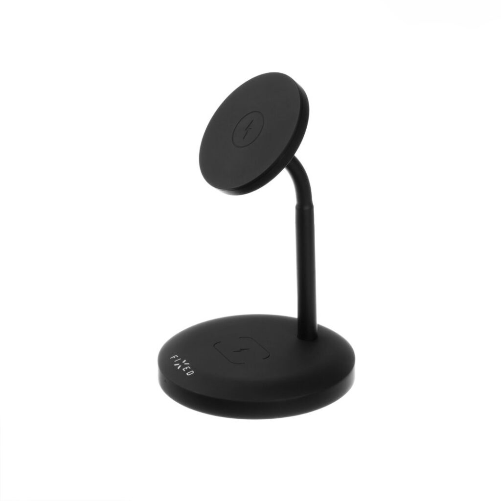 FIXED Supice vezeték nélküli töltéssel 2 az 1-ben 15W, fekete - Image 2