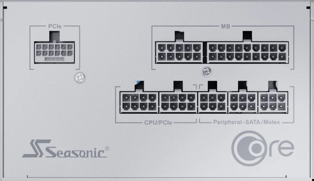 Seasonic 650W 80+ Gold Core GX 650 White - Image 4