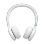 JBL Live 670NC Bluetooth Over-Ear Noise-Cancelling Headset White - Image 2