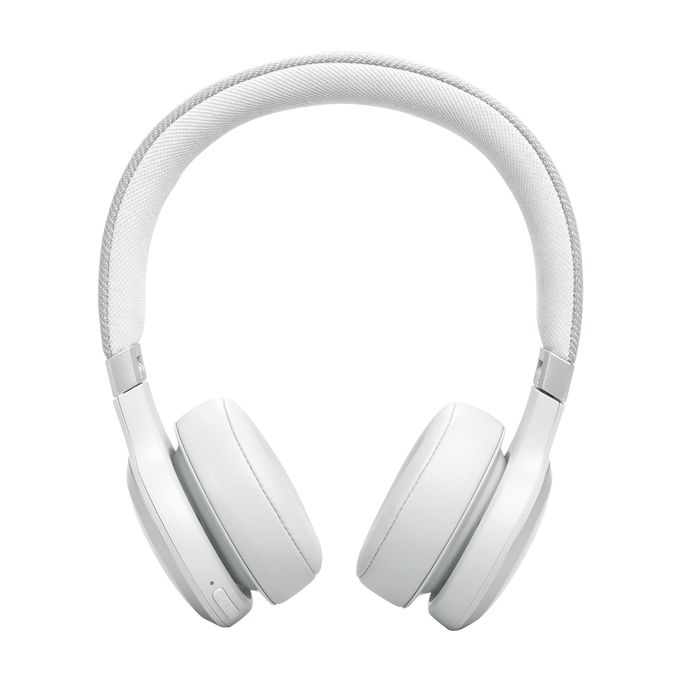 JBL Live 670NC Bluetooth Over-Ear Noise-Cancelling Headset White - Image 2