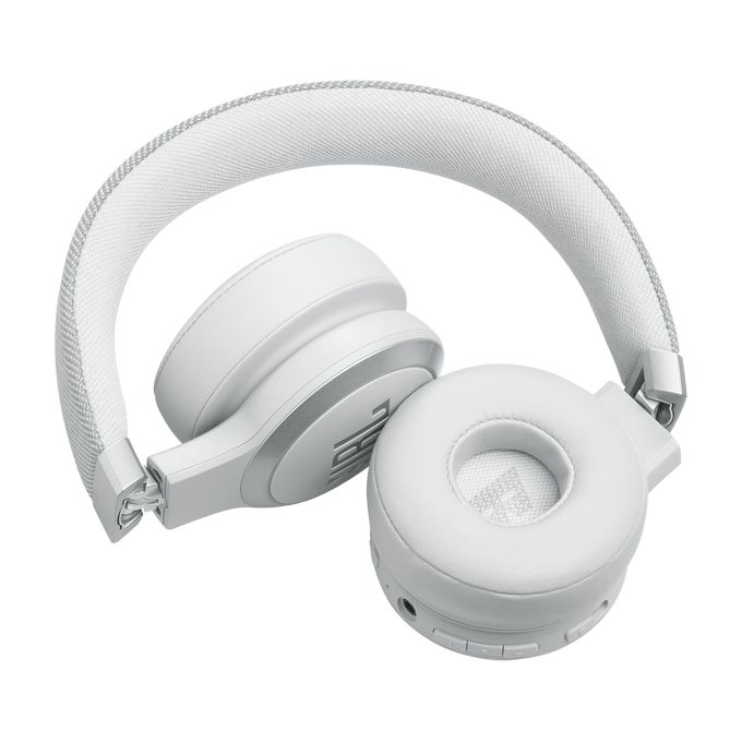 JBL Live 670NC Bluetooth Over-Ear Noise-Cancelling Headset White - Image 6