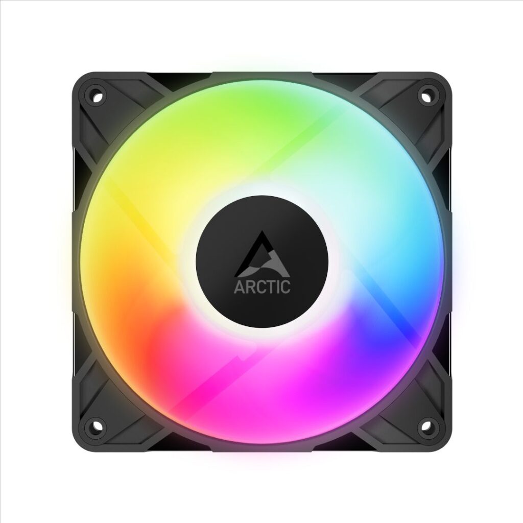 ARCTIC COOLING Rendszerhűtő Ventilátor P12 Pro A-RGB PWM Fekete, 12cm (3-PACK) - Image 3