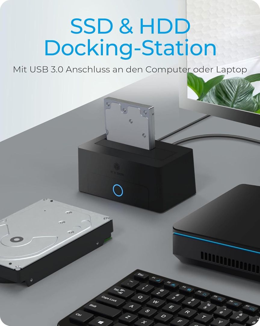 Raidsonic IB-1122-U3 DockingStation for 1x HDD/SSD with USB 3.2 Gen 1 Type-A interface - Image 6
