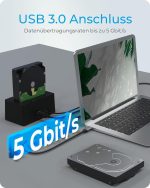 Raidsonic IB-1122-U3 DockingStation for 1x HDD/SSD with USB 3.2 Gen 1 Type-A interface - Image 8