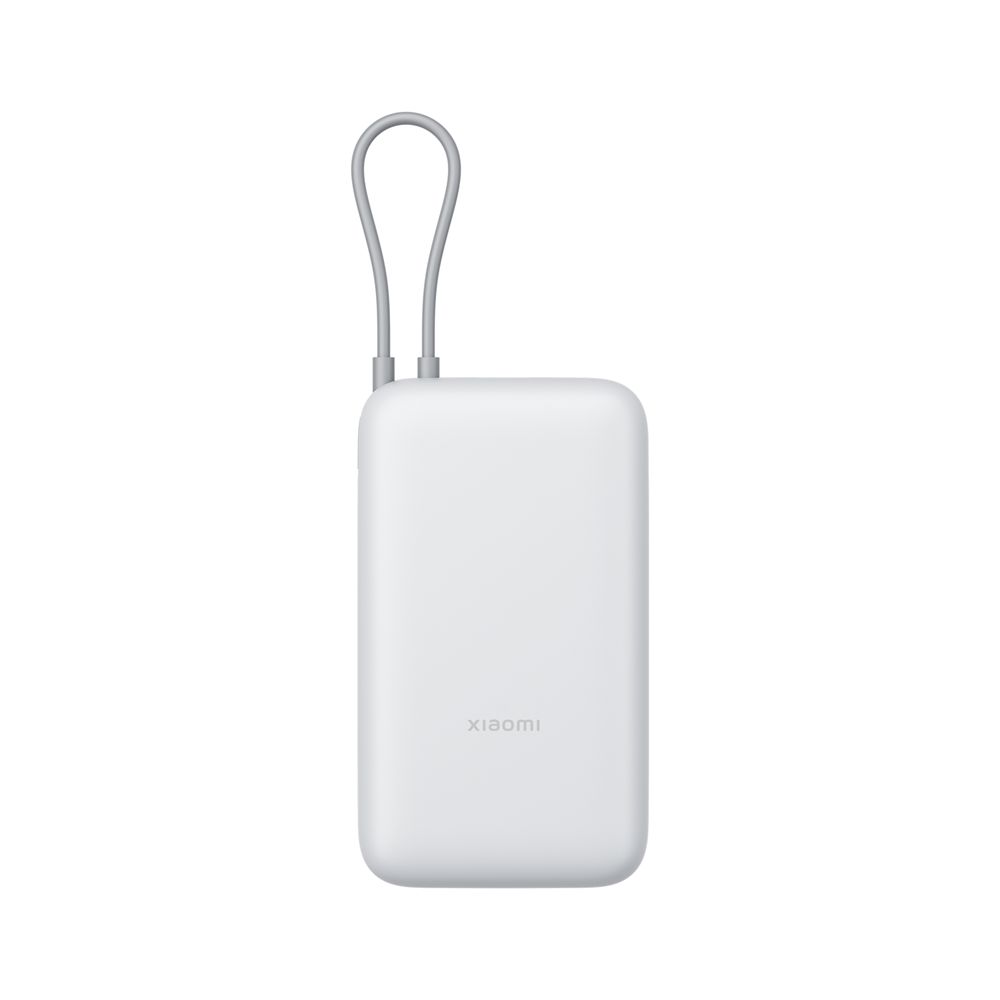 xiaomi-20000mah-powerbank-integrated-cable-light-gray_1.jpg Xiaomi 20000mAh PowerBank (Integrated Cable) Light Gray - Image 1