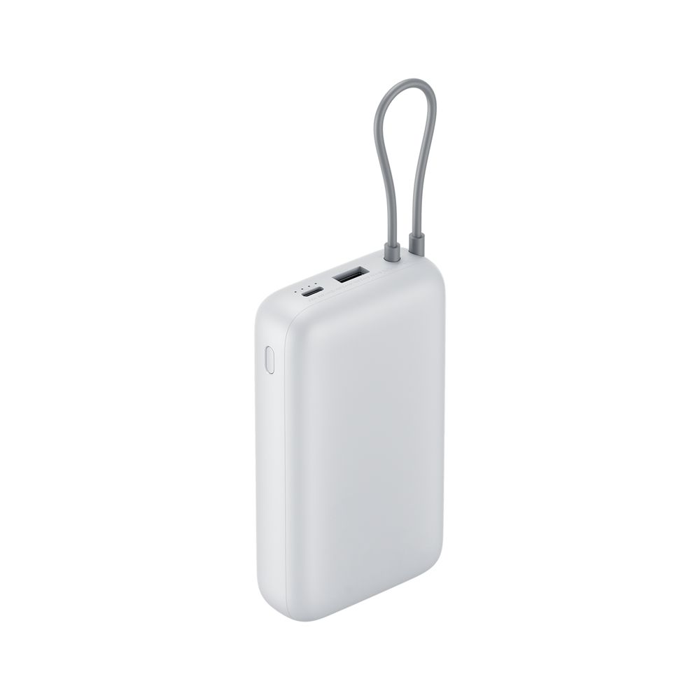 Xiaomi 20000mAh PowerBank (Integrated Cable) Light Gray - Image 2