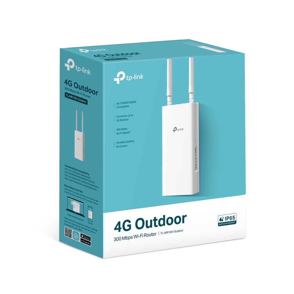 TP-Link TL-MR100-Outdoor 4G 300 Mbps Wi-Fi Outdoor Router - Image 7