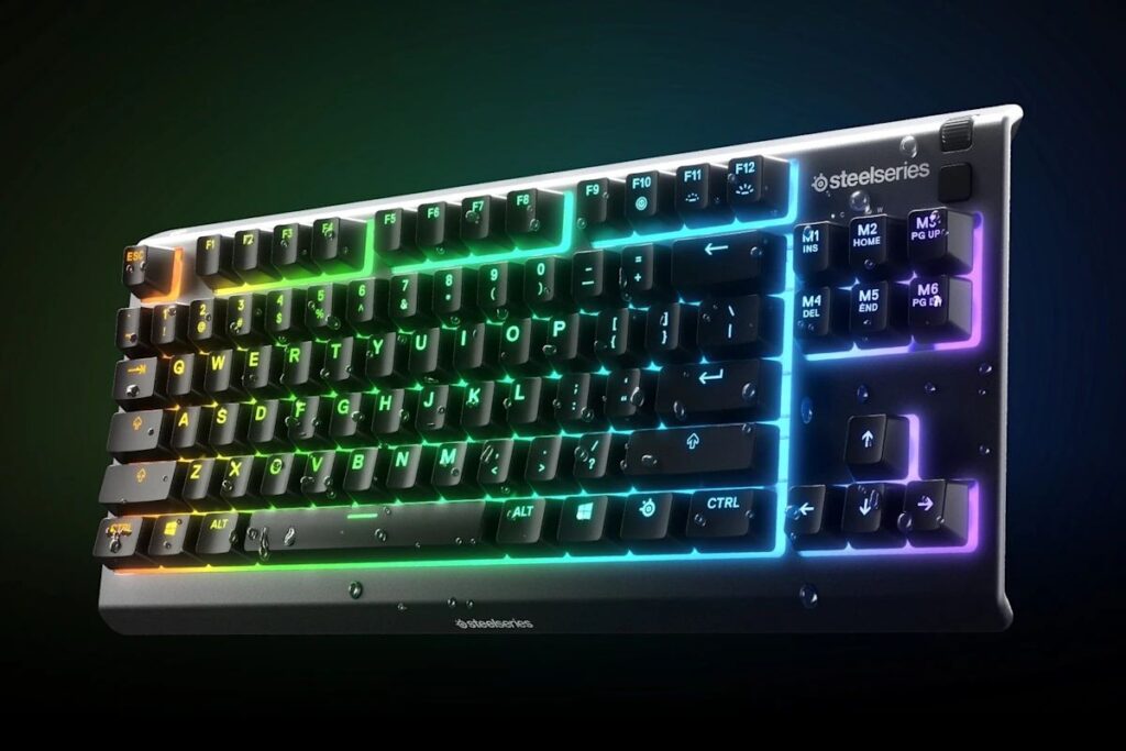 Steelseries Apex 3 TKL Gaming Keyboard Lavender UK - Image 3