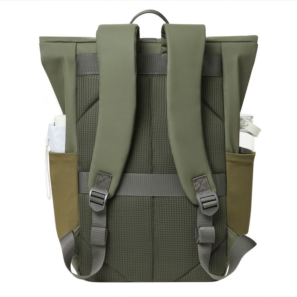 RivaCase 7826 ECO 17L Roll top backpack 14" Olive Green - Image 10