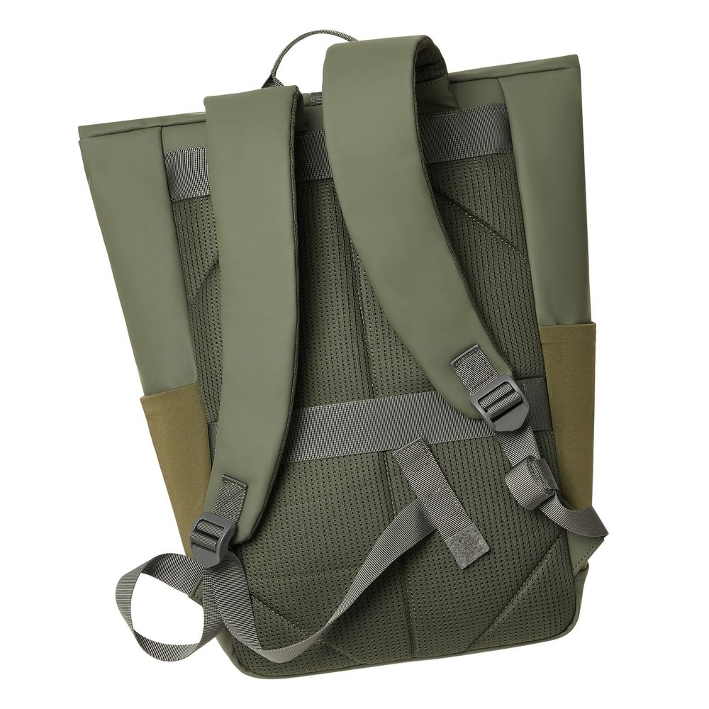 RivaCase 7826 ECO 17L Roll top backpack 14" Olive Green - Image 14