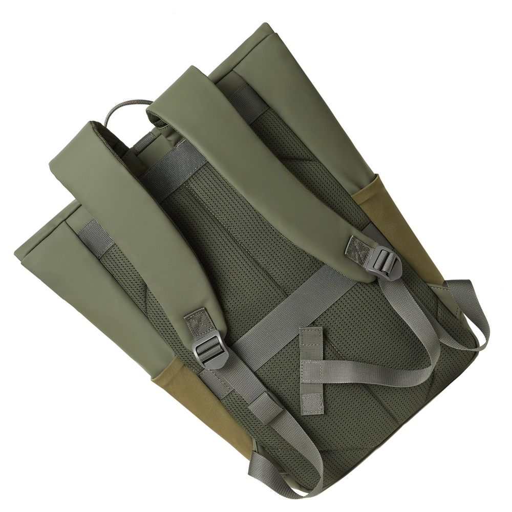 RivaCase 7826 ECO 17L Roll top backpack 14" Olive Green - Image 15