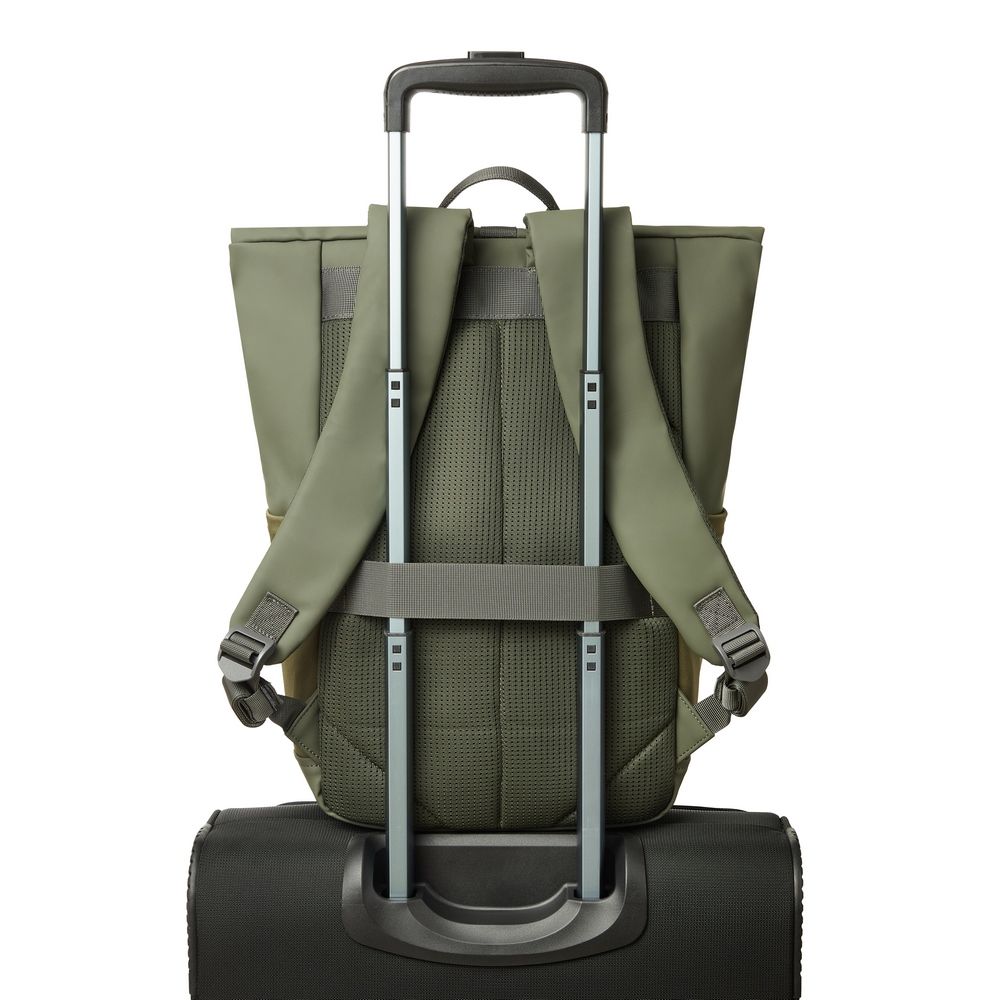 RivaCase 7826 ECO 17L Roll top backpack 14" Olive Green - Image 16