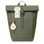 RivaCase 7826 ECO 17L Roll top backpack 14" Olive Green - Image 24