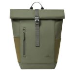 RivaCase 7826 ECO 17L Roll top backpack 14" Olive Green - Image 3
