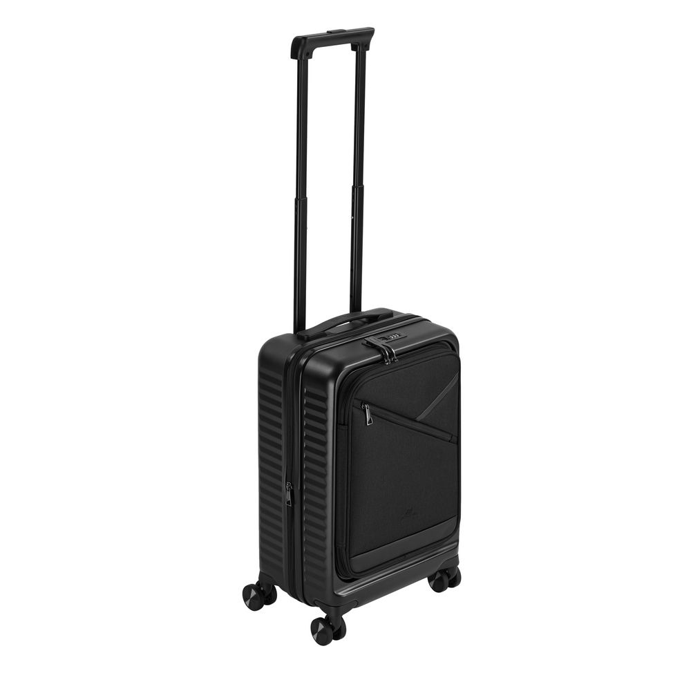 RivaCase 8180 ECO Hardshell expansion hand cabin luggage 20" Black - Image 1