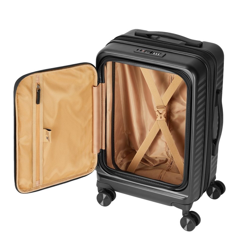 RivaCase 8180 ECO Hardshell expansion hand cabin luggage 20" Black - Image 18