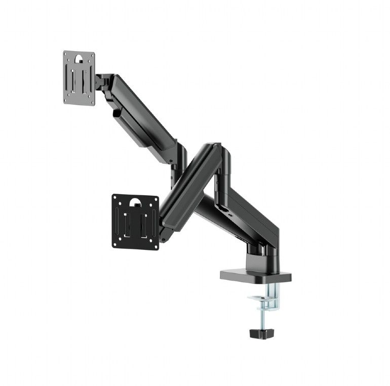 gembird-desk-mounted-adjustable-double-monitor-arm-17-32-black_4.jpg Gembird Desk mounted adjustable double monitor arm 17"-32" Black - Image 4