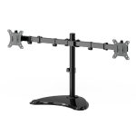 Gembird Dual monitor desk stand 13”-32” Black
