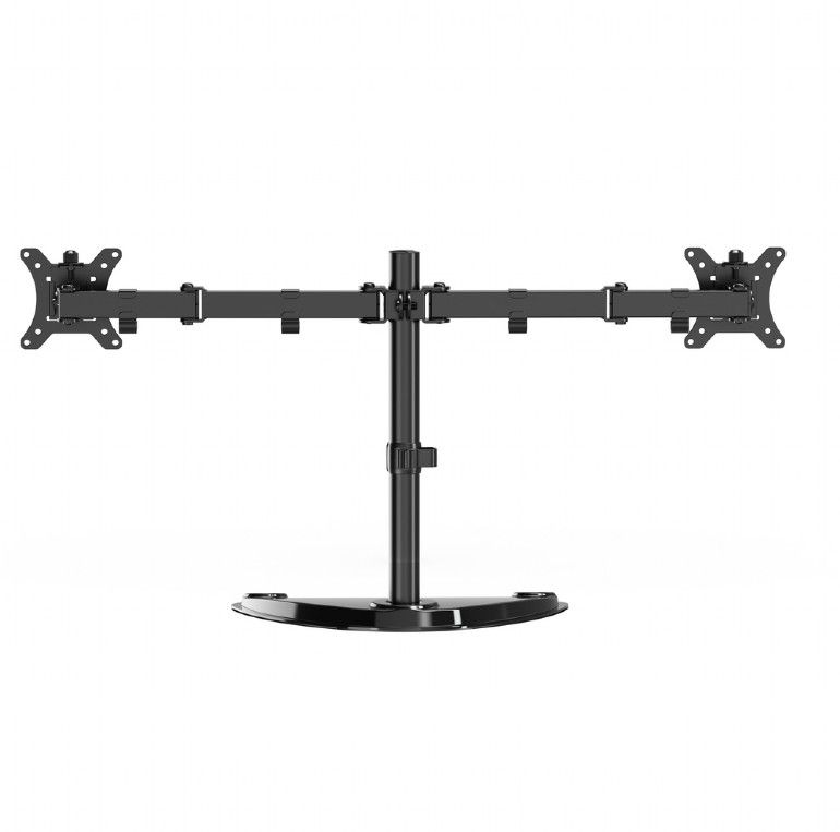gembird-dual-monitor-desk-stand-13-32-black_3.jpg Gembird Dual monitor desk stand 13”-32” Black - Image 3