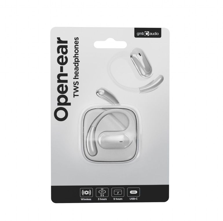 Gembird BT open-ear TWS headphones White - Image 6