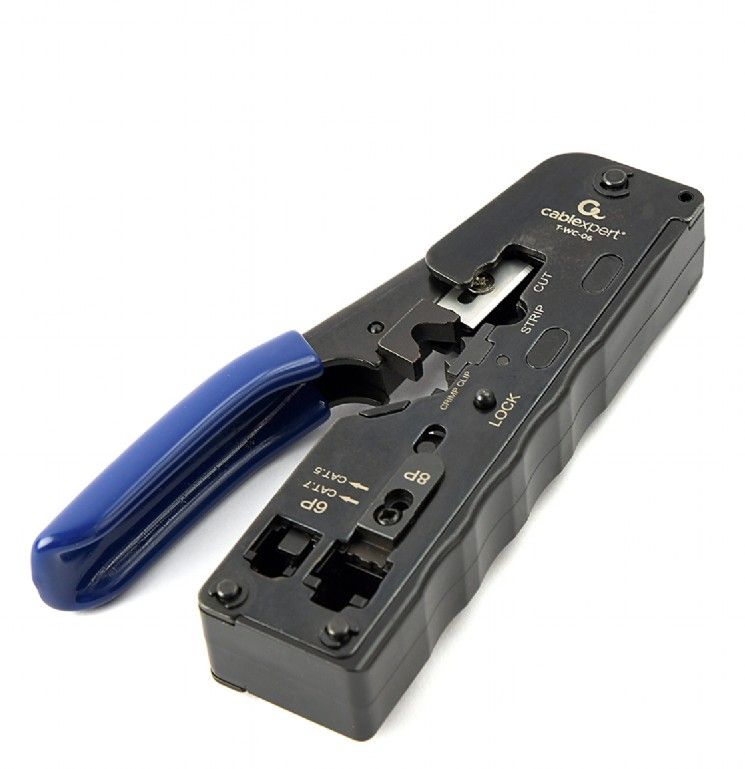Gembird CAT.7 LAN pass-through plug crimping tool Blue