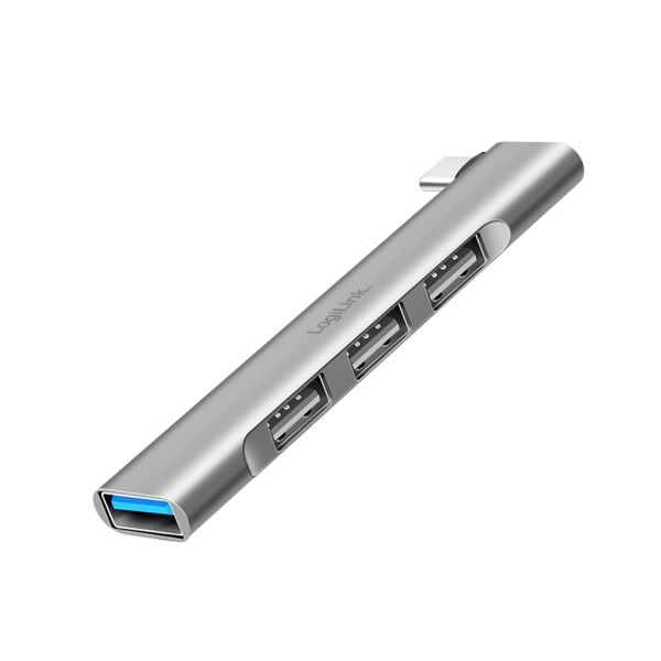 logilink-ua0437-ultraslim-4-port-usb-c-hub-aluminium_1.jpg Logilink UA0437 Ultraslim 4-Port USB-C-Hub Aluminium - Image 1