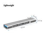 Logilink UA0437 Ultraslim 4-Port USB-C-Hub Aluminium - Image 5