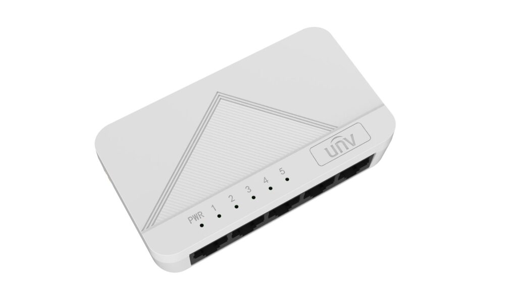 Uniview NSW1010-5GT-IN 5 portos Gigabit desktop switch - Image 1