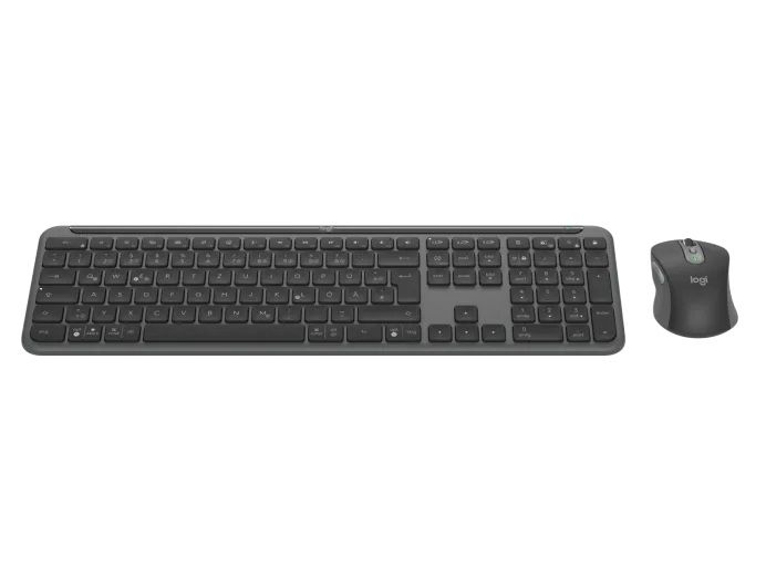 Logitech MK950 Signature Slim Wireless Bluetooth Keyboard Combo for Business Graphite DE - Image 2
