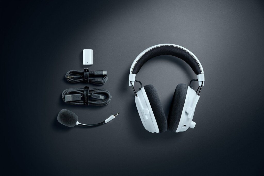 Razer Blackshark V3 Pro Wireless Bluetooth Headset White - Image 4