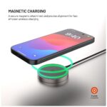 FIXED MagPad Slim Qi2 MagSafe Wireless töltő Titan - Image 3