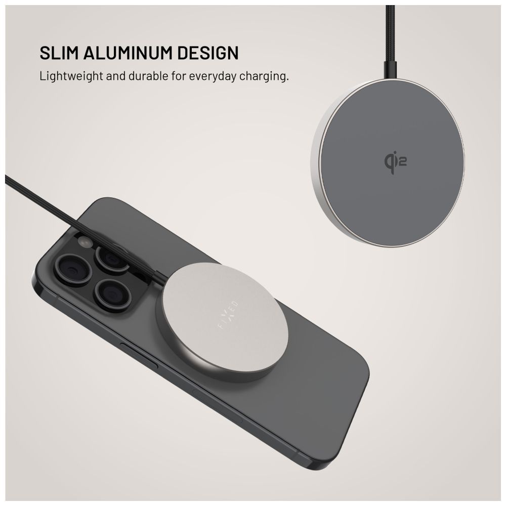FIXED MagPad Slim Qi2 MagSafe Wireless töltő Titan - Image 6