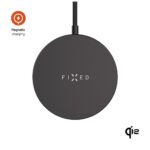 FIXED MagPad Slim Qi2 MagSafe-Unterstützung Wireless töltő, fekete