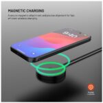 FIXED MagPad Slim Qi2 MagSafe-Unterstützung Wireless töltő, fekete - Image 3