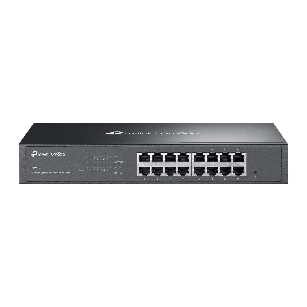 TP-Link Switch Menedzselhető - ES216G (Omada; 16x 1Gbps)