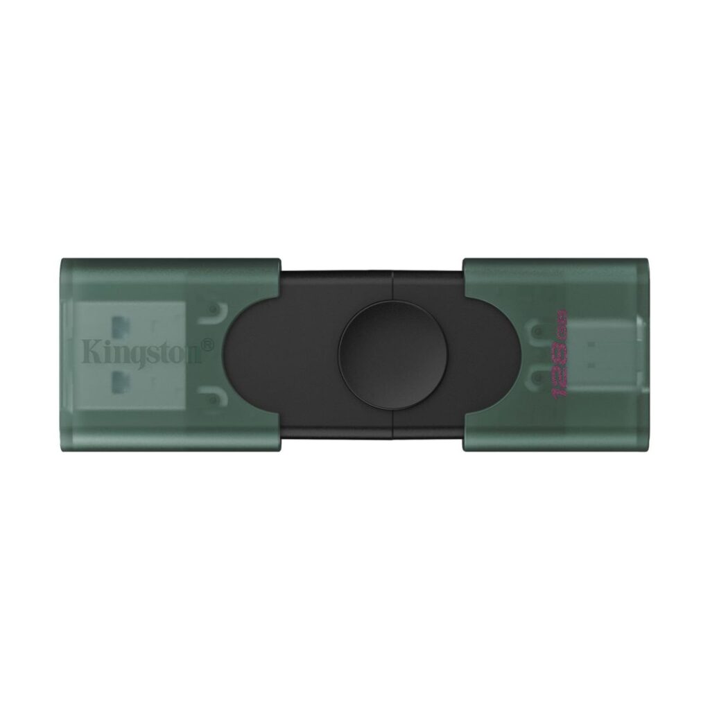 kingston-128gb-datatraveler-duo-black-green_1.jpg Kingston 128GB DataTraveler Duo Black/Green - Image 1