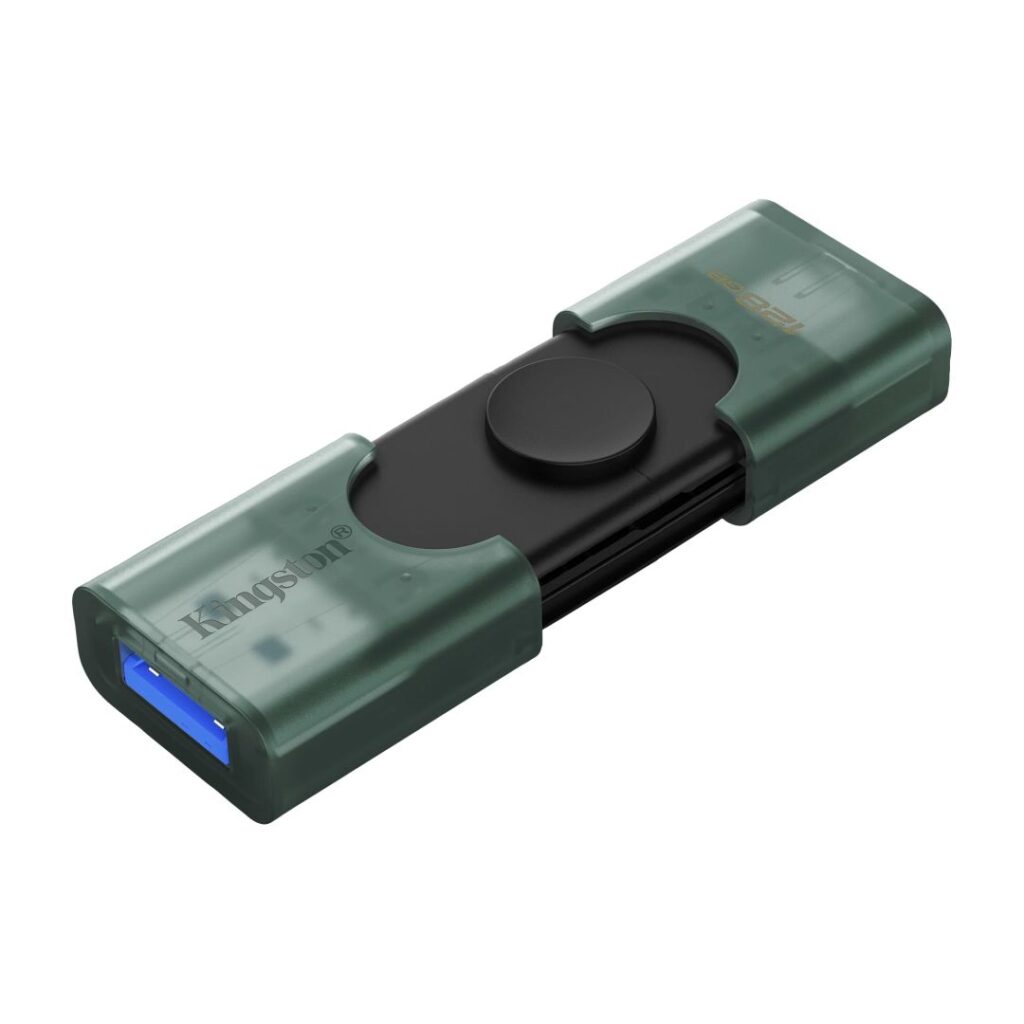 kingston-128gb-datatraveler-duo-black-green_2.jpg Kingston 128GB DataTraveler Duo Black/Green - Image 2
