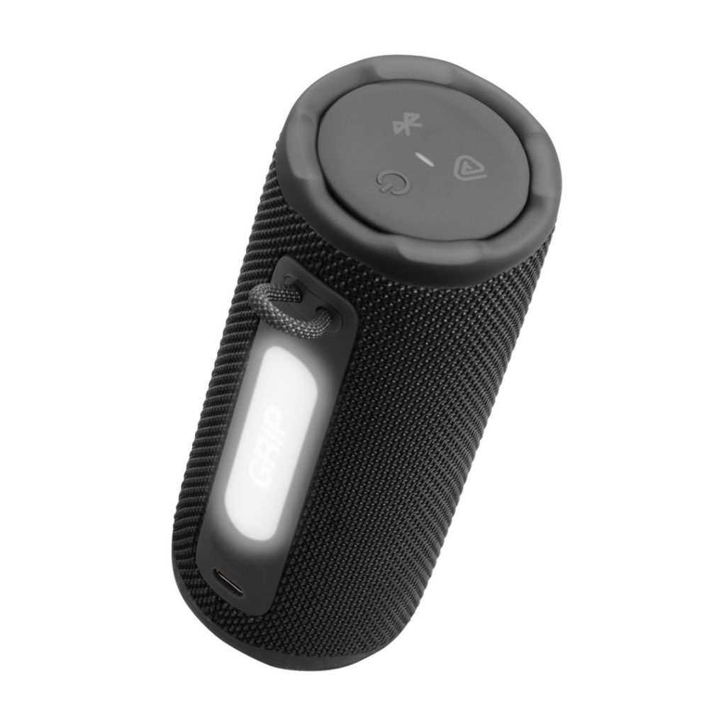 JBL GRIP BLK hordozható bluetooth  hangszóró, fekete, app vezérlés, USB, vízálló, porálló, beépített hangulat világítás - Image 5