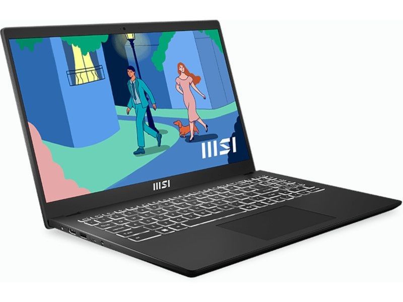 MSI Modern 15 B13M-1030 15,6"FHD/Intel Core i3-1315U/8GB/512GB/Int.VGA/Win11 Pro/fekete laptop - Image 4