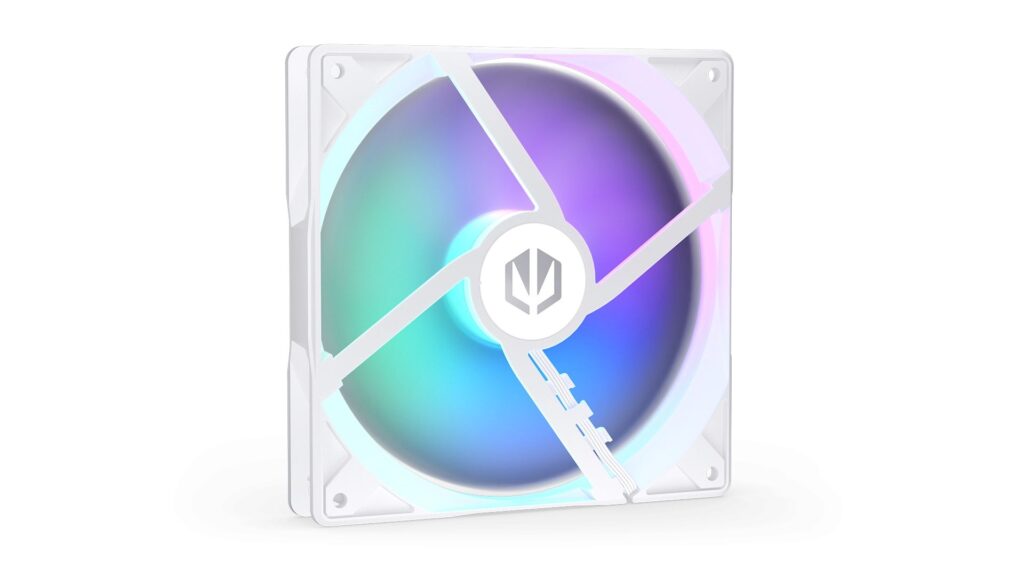 Endorfy Cooler - Stratus 140 PWM ARGB  (14 cm, 4 pin, 1200 rpm, fehér) - Image 6
