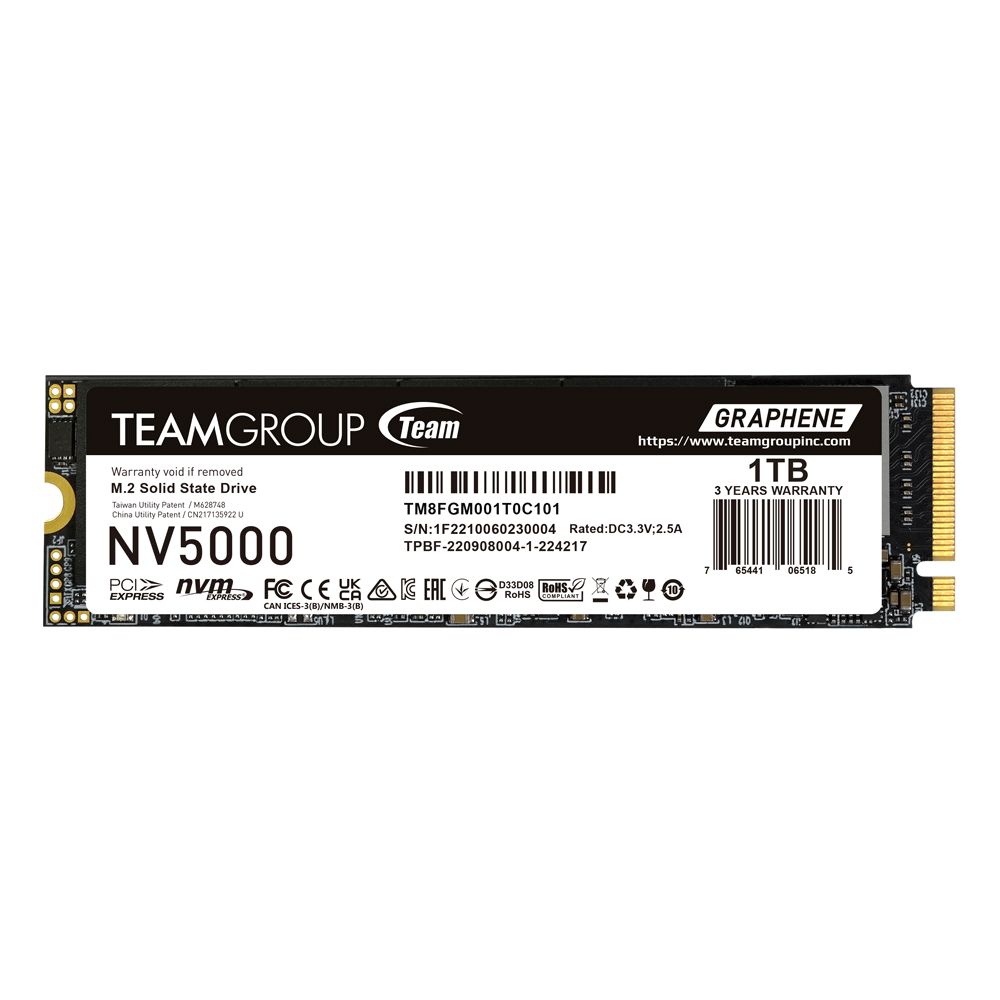 TeamGroup 1TB M.2 2280 NVMe NV5000 - Image 1