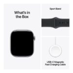 Apple Watch S11 Cellular 42mm Space Grey Aluminium Case with Black Sport Band M/L - Image 3