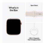Apple Watch S11 GPS 42mm Rose Gold Aluminium Case with Light Blush Sport Band S/M - Image 3