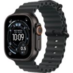 Apple Watch Ultra 3 Cellular 49mm Black Titanium Case with Black Ocean Band