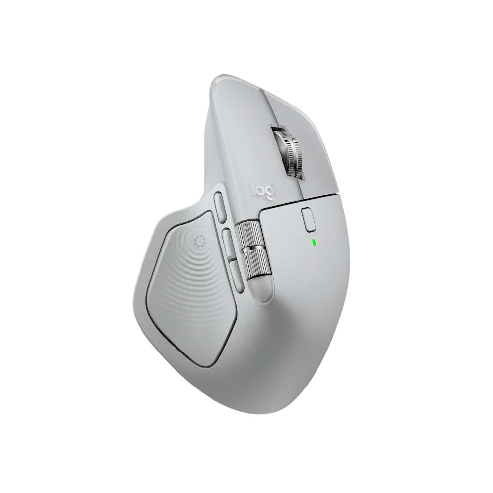 Logitech MX Master 4 Mouse Pale Gray - Image 2