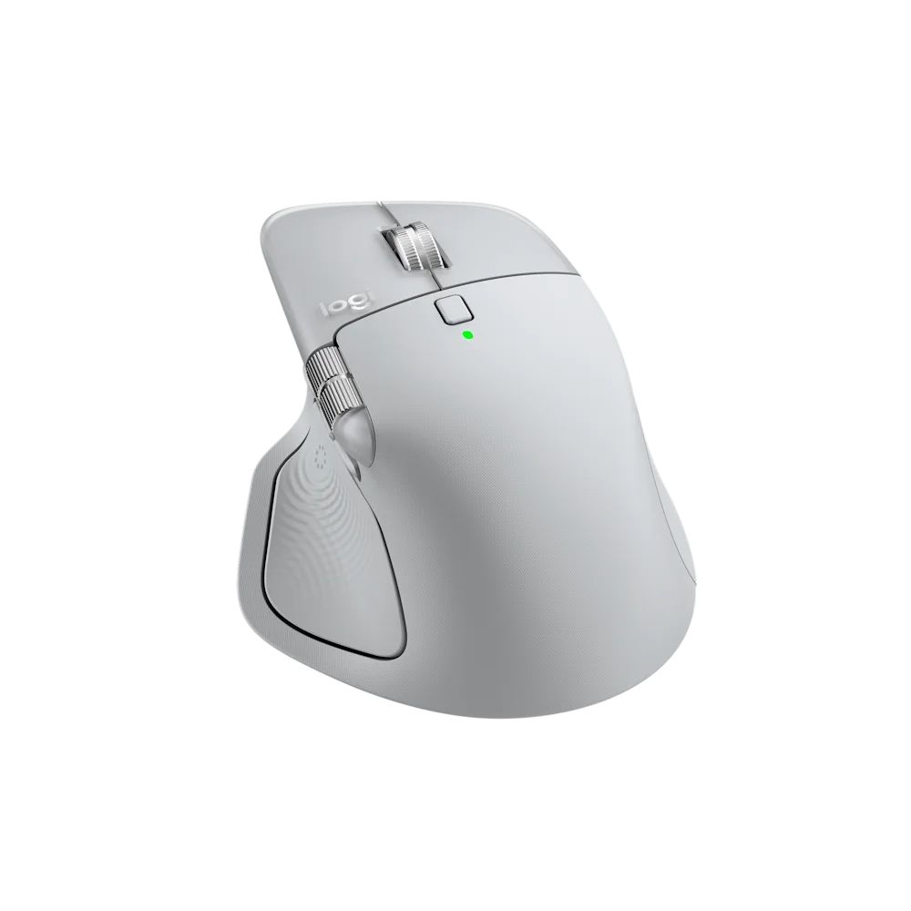 Logitech MX Master 4 Mouse Pale Gray - Image 3